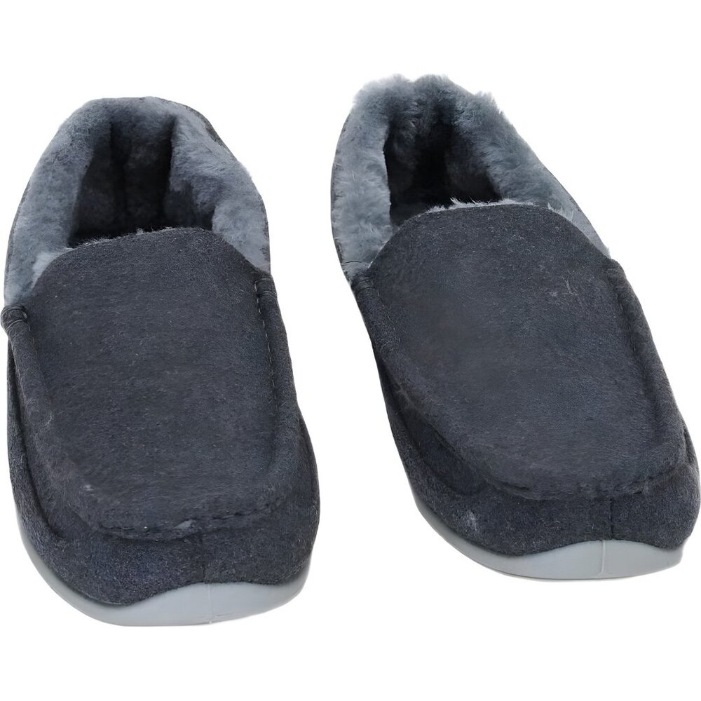 Deer Stags Slipperooz Dark Gray Slippers Men US 8M
